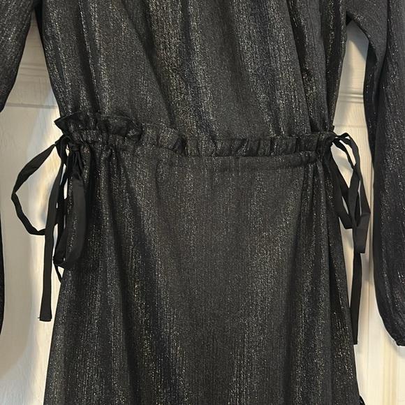 Loft Petite Smocked Neck Tiered Swing Dress - Picture 6 of 10